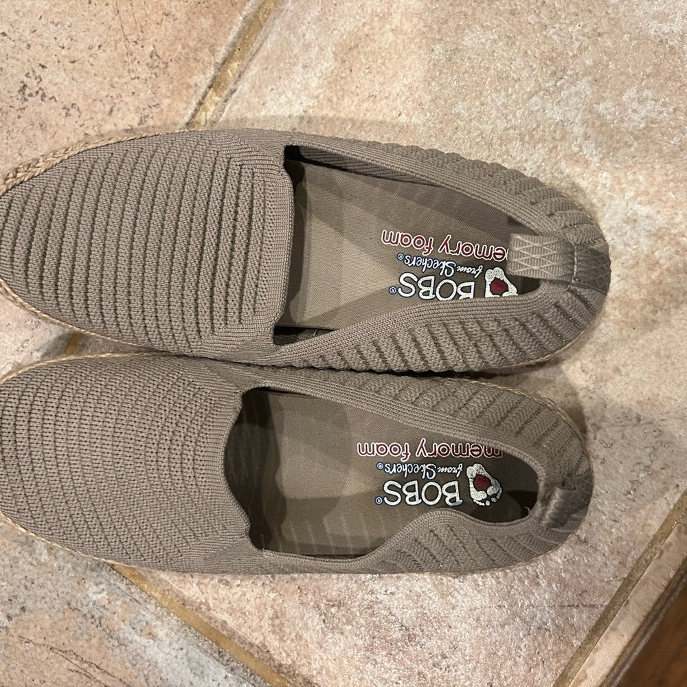 Woven Slip-On Espadrille Sneakers - Taupe - Picture 3 of 3